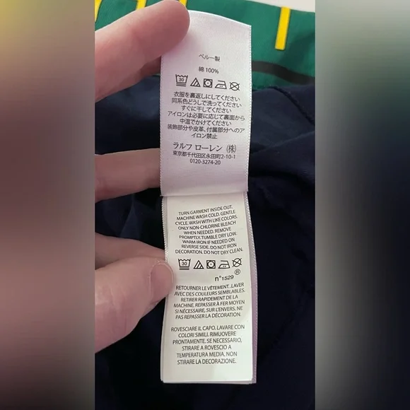 Polo Ralph Lauren Classic Fit Shirt - Navy and Red - Picture 5 of 6